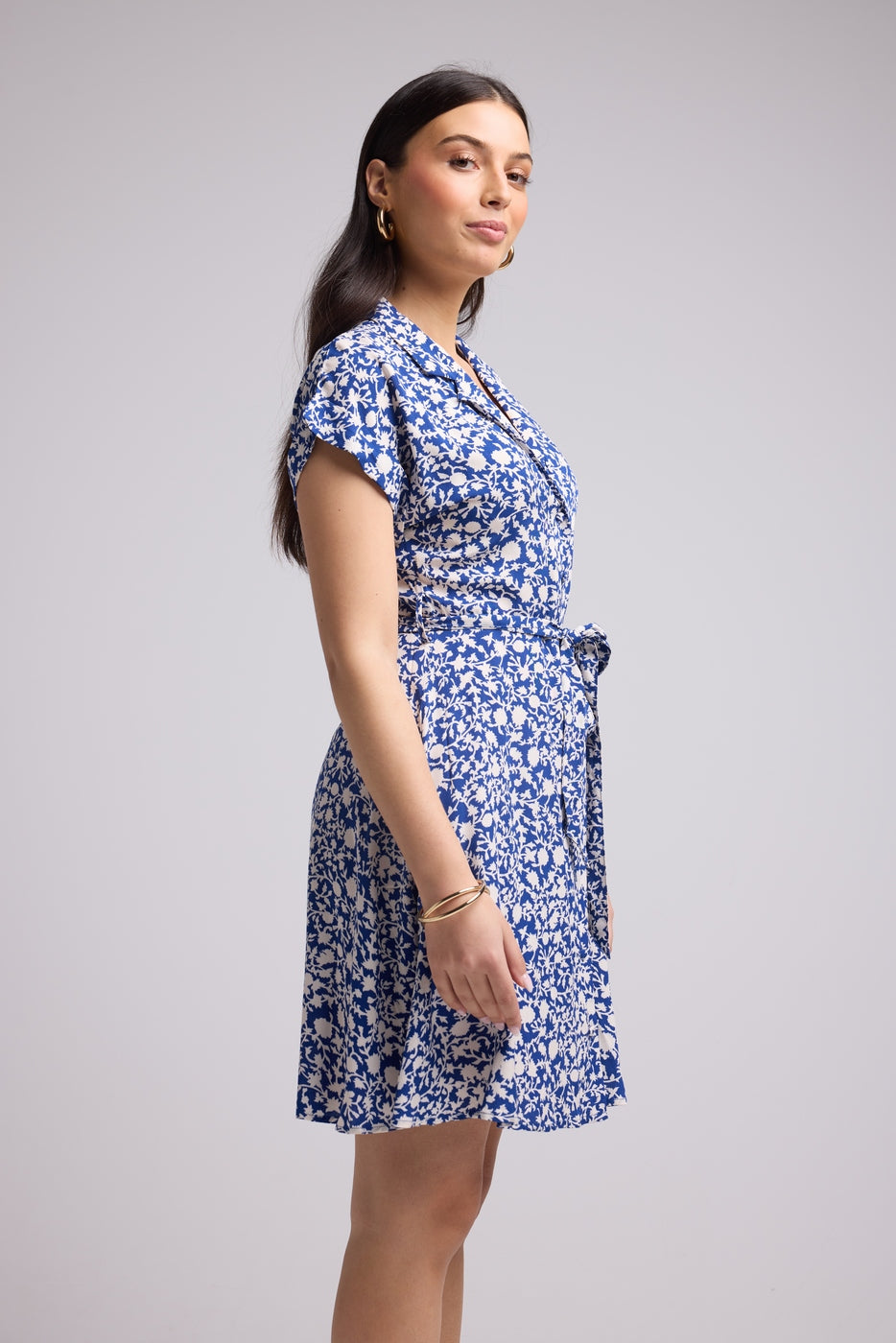 Vestido Corto - Kiona - Azul