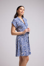 Vestido Corto - Kiona - Azul