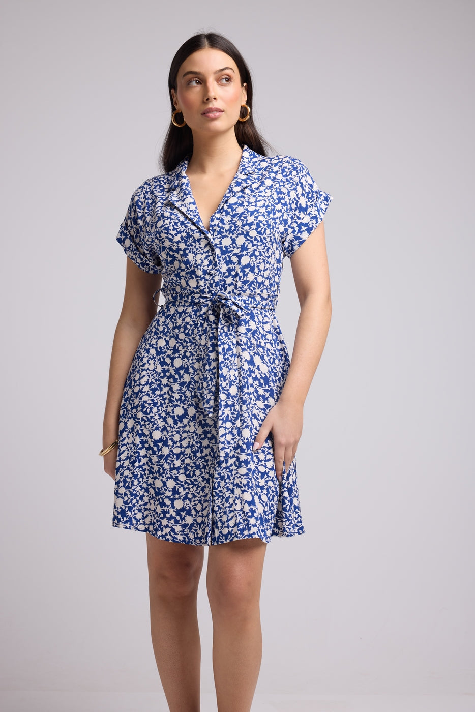 Vestido Corto - Kiona - Azul