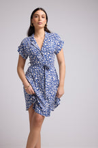 Vestido Corto - Kiona - Azul