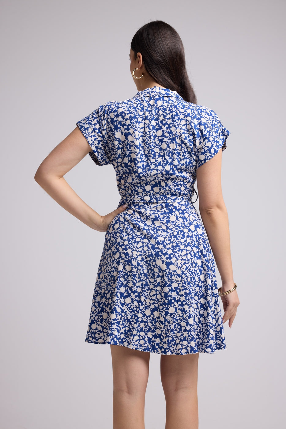 Vestido Corto - Kiona - Azul