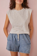 Tee Shirt Kiriane - Creme/Multico