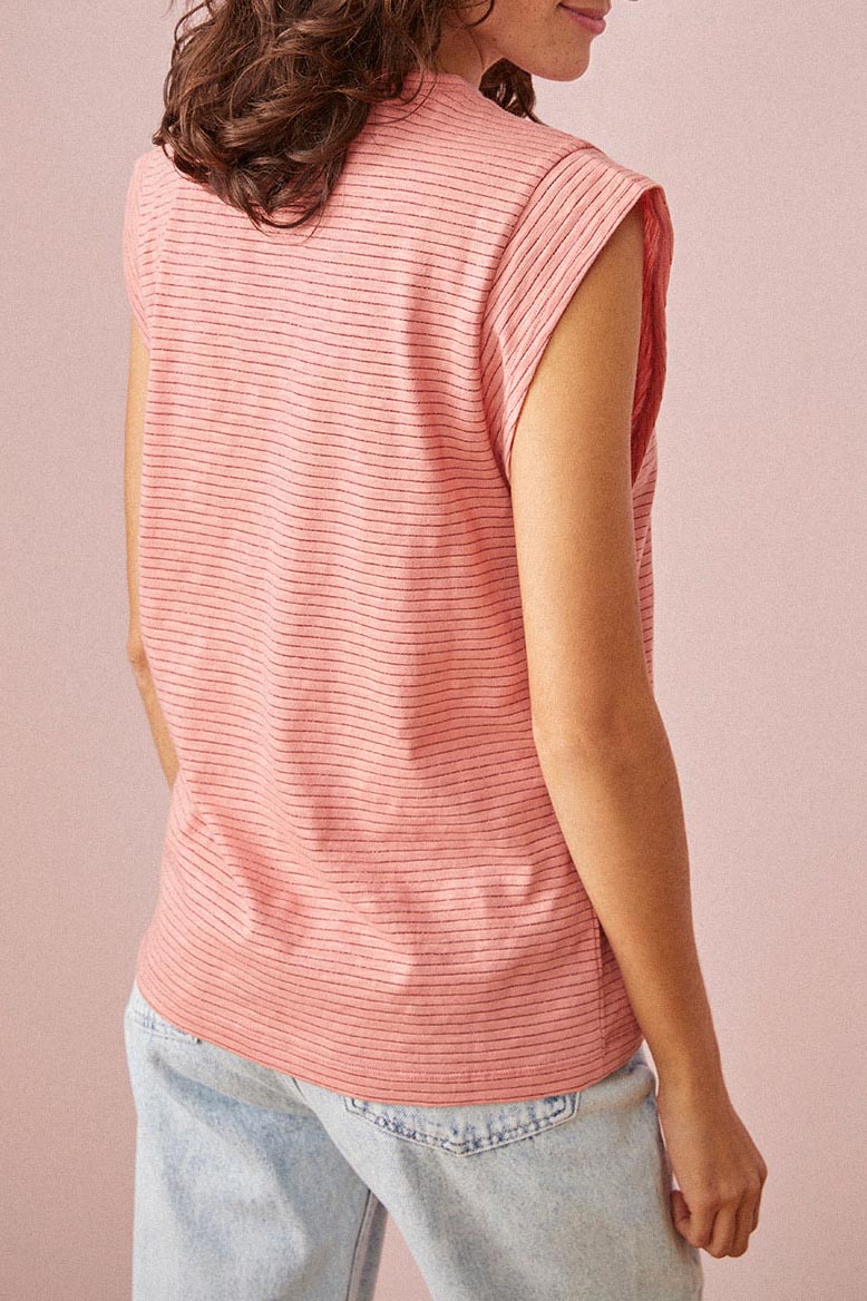 Tee Shirt Kiriane - Goyave/Shine