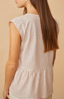 Kiridoum Tee Shirt - Cream/Terracotta