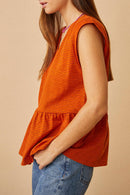 Tee Shirt Kiridoum - Orange Brulee/Dahlia