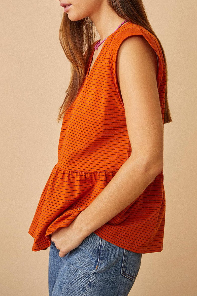 Tee Shirt Kiridoum - Orange Brulee/Dahlia