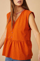 Tee Shirt Kiridoum - Orange Brulee/Dahlia