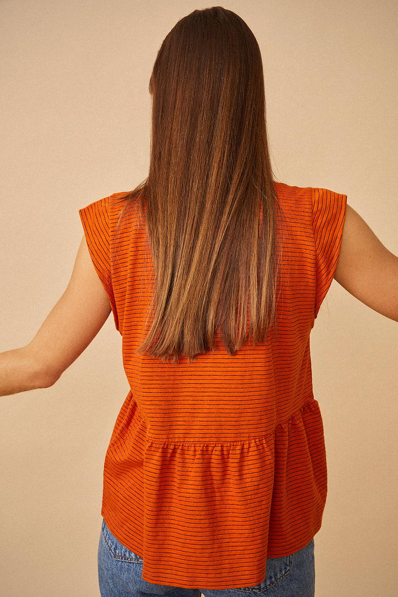 Tee Shirt Kiridoum - Orange Brulee/Dahlia
