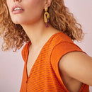 Kirion Dress - Orange Brulee/Dahlia