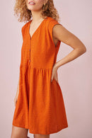 Kirion Dress - Orange Brulee/Dahlia