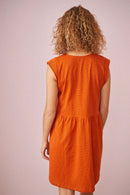 Kirion Dress - Orange Brulee/Dahlia