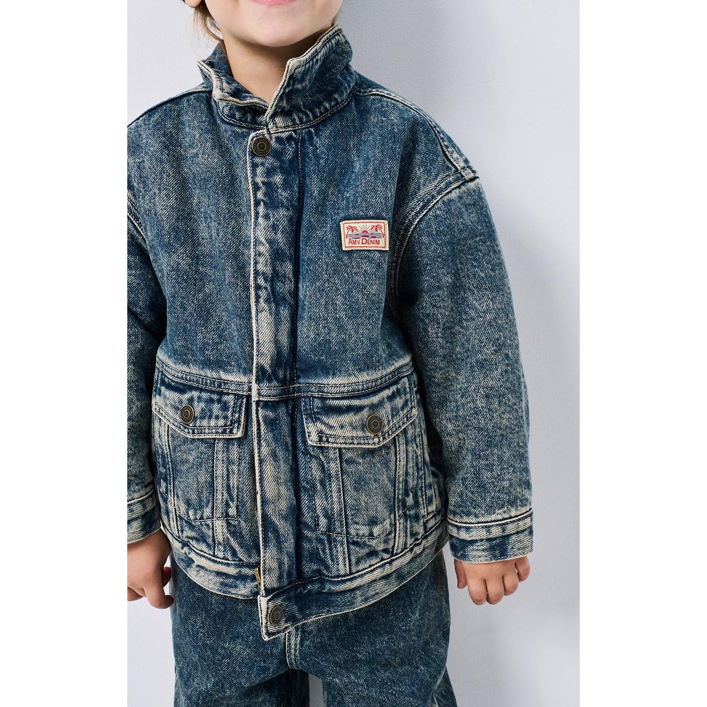 Chaqueta Cuello Camisa Abotonada - Dirty Vintage - Niño