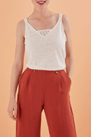 Debardeur Klefi - Ecru