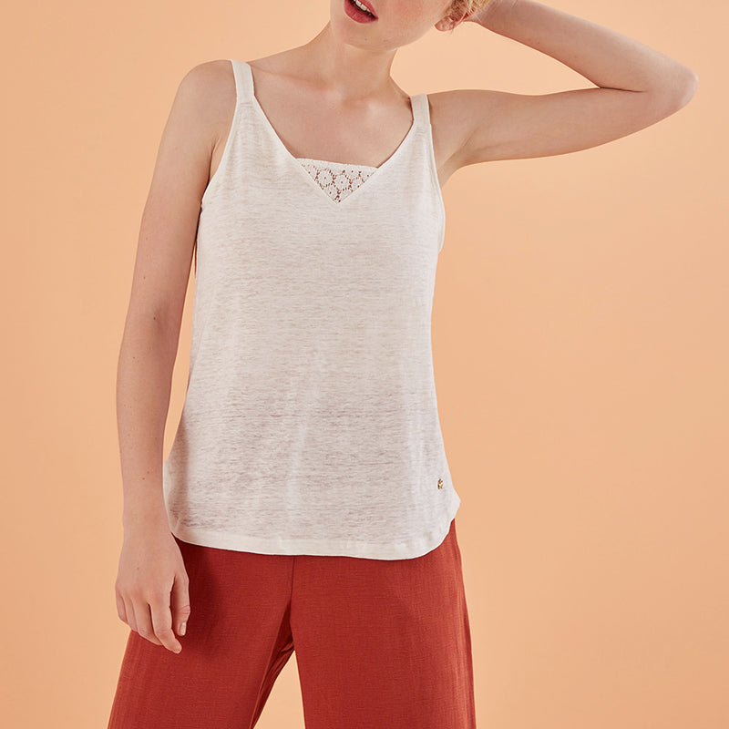 Debardeur Klefi - Ecru