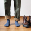 Chaussettes Dust Star En Soie Et Laine - Bleu