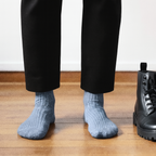 Chaussettes Dust Star En Soie Et Laine - Bleu Ciel