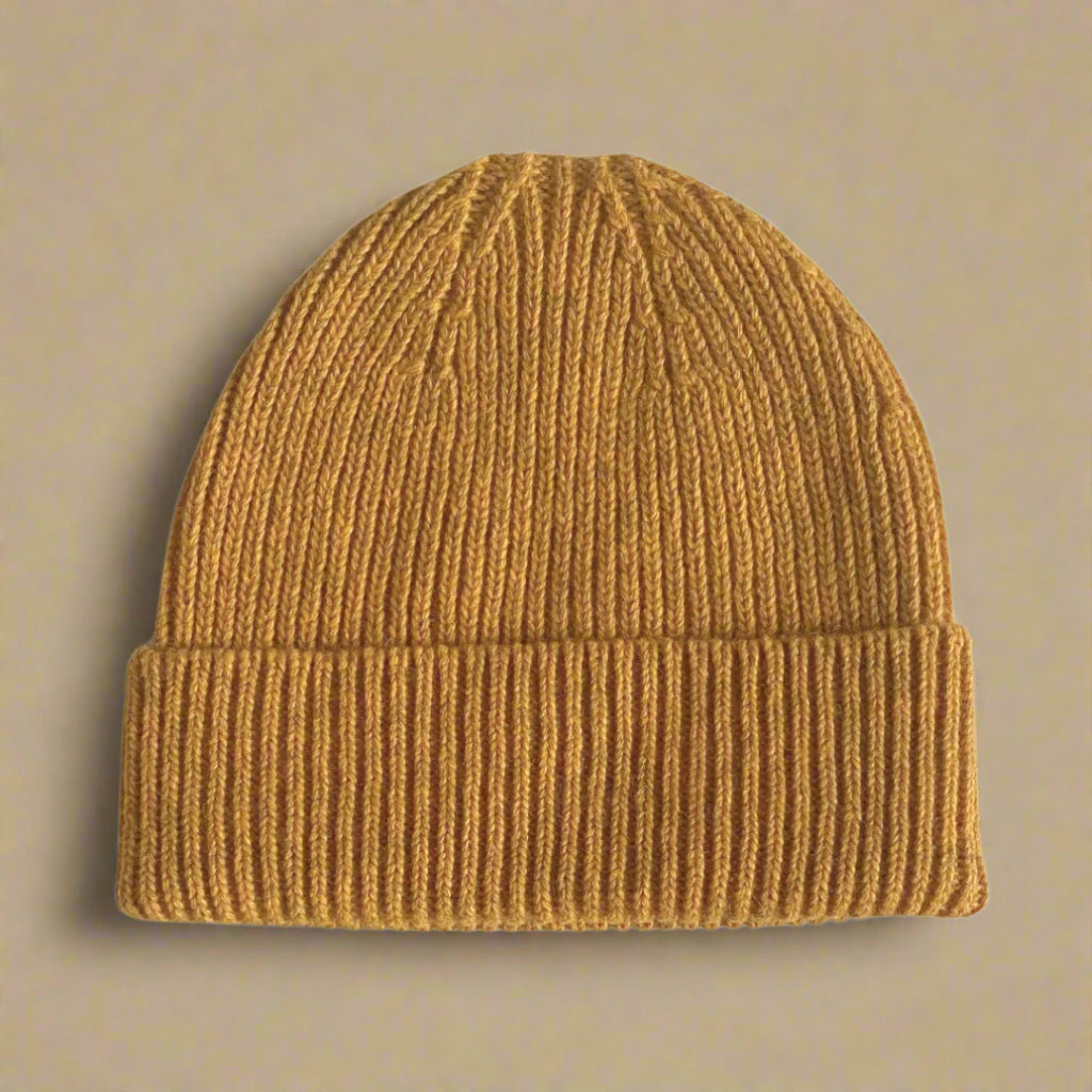 Gorro de lana - Mostaza