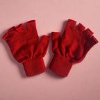 Mitaines En Laine - Rouge