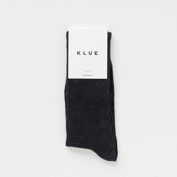Chaussettes De Tennis En Coton Biologique - Noir Uni
