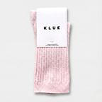 Fine-Ribbed Pointelle Knit - Pink