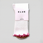 Organic Cotton Socks with Ruffles - Pink