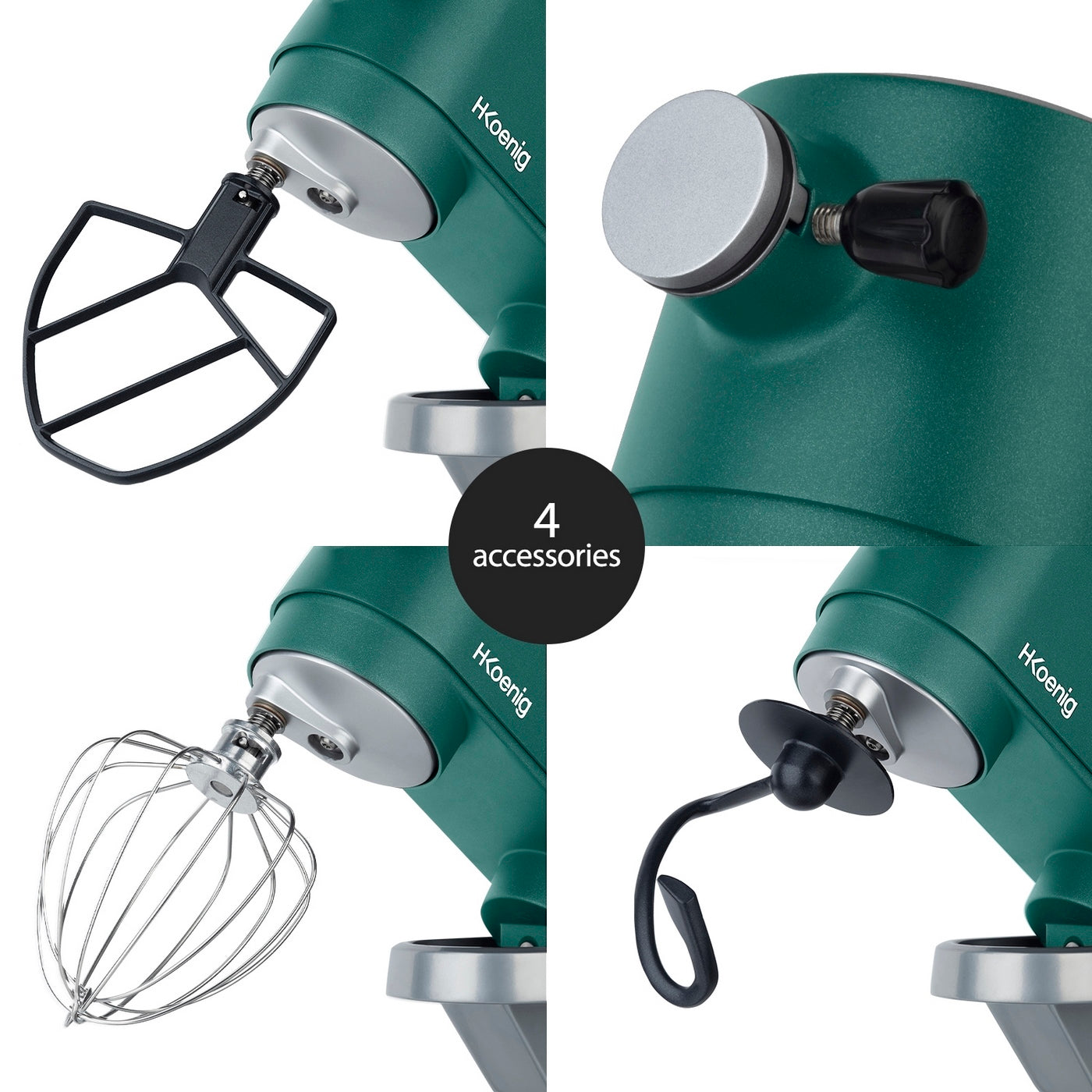 Stand Mixer - Green/Grey