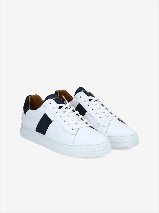Spark Gang M - Nappa/Suede - White/Azul