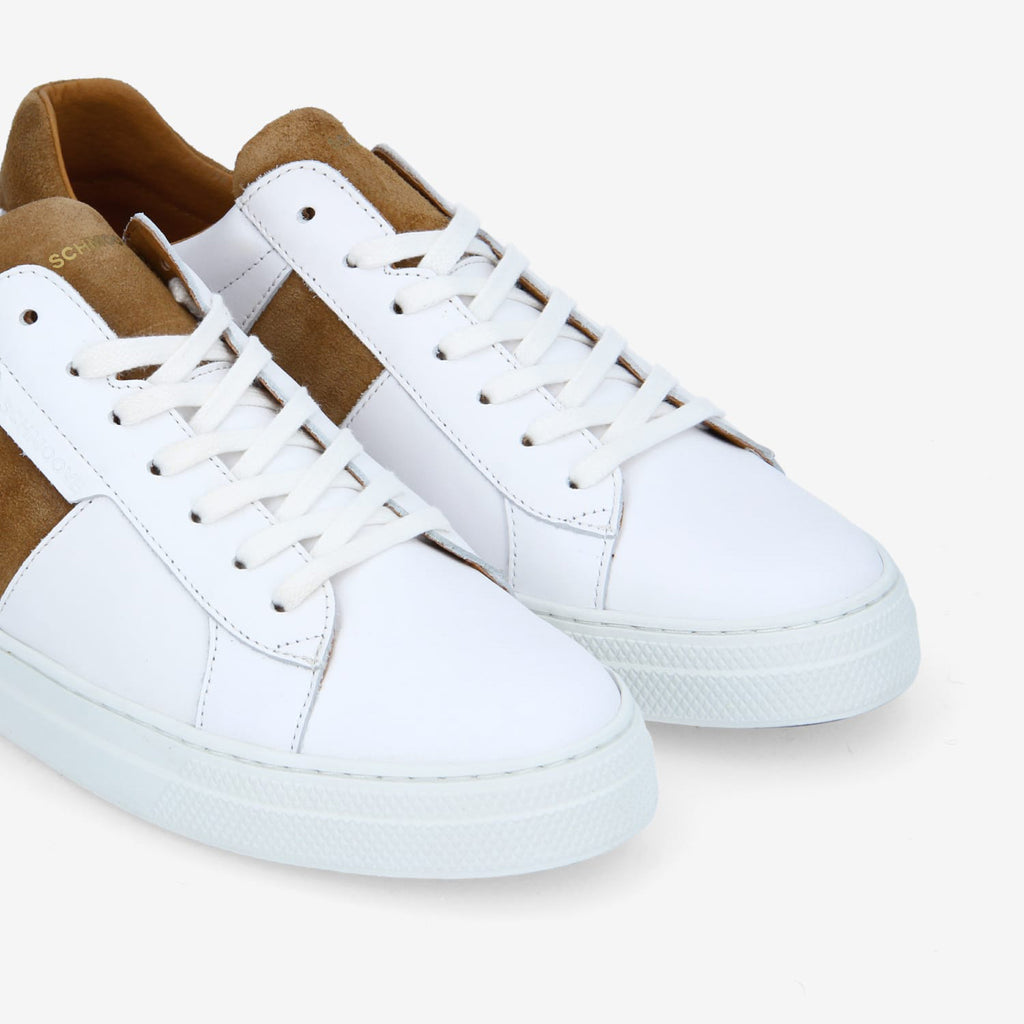 Spark Gang M - Nappa/Suede - White/Cognac