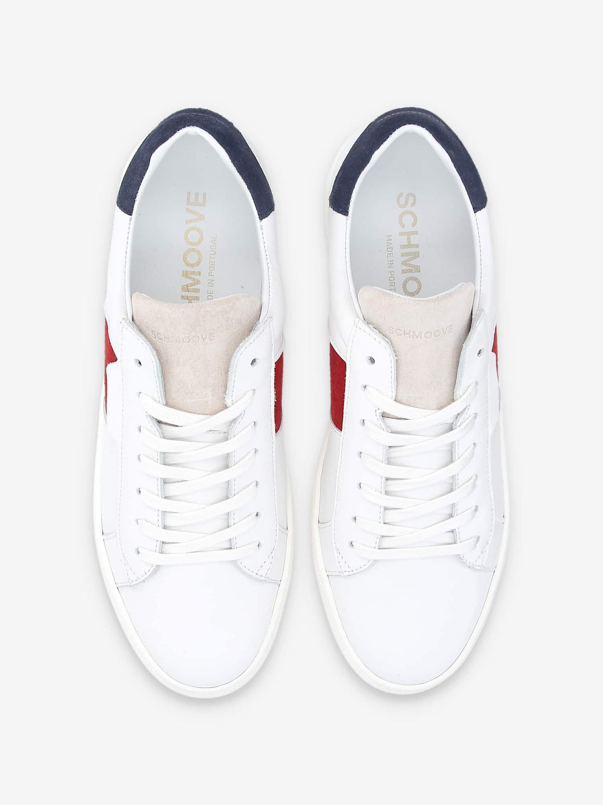 Spark Gang M - Nappa/Mix Suede - White/Dove-Red-Blue