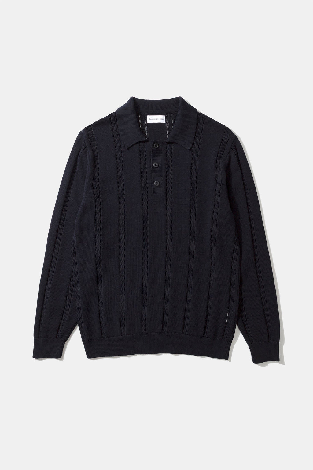 Polo En Maille Navy