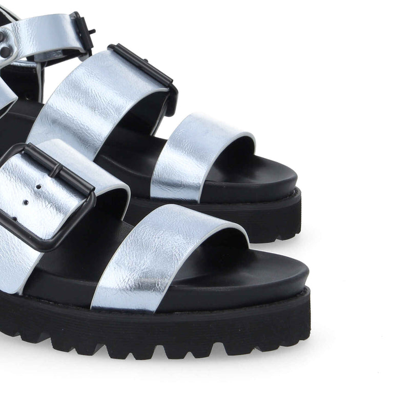 Sandales June - Argent