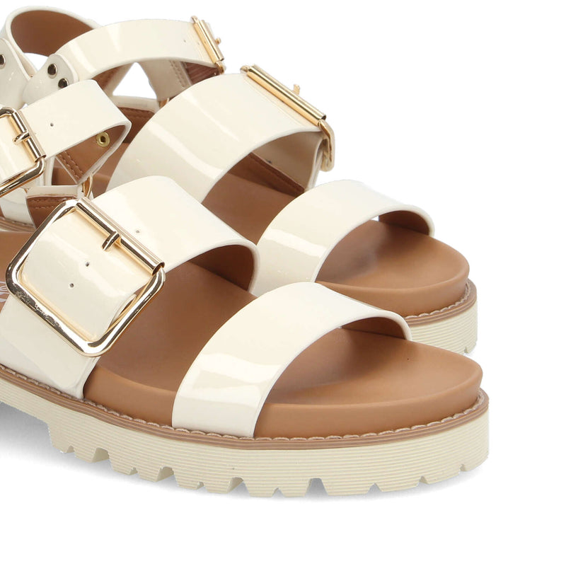 Sandales June - Blanc