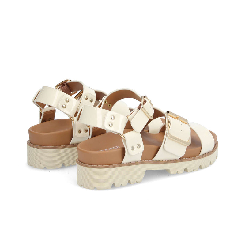 Sandales June - Blanc