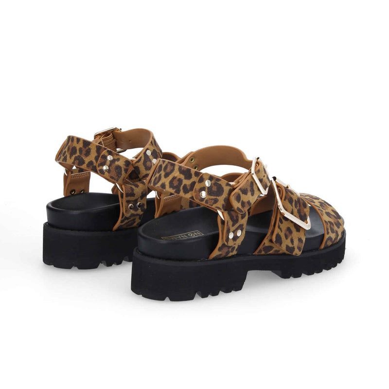 Sandales June - Marron