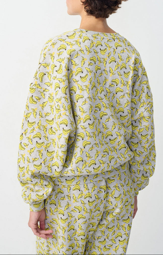 Sudadera estampada con cuello redondo - Polly - Mujer