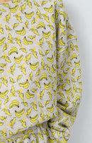 Sudadera estampada con cuello redondo - Polly - Mujer