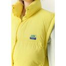 Anorak holgado de largo medio sin mangas - Mantequilla - Mujer