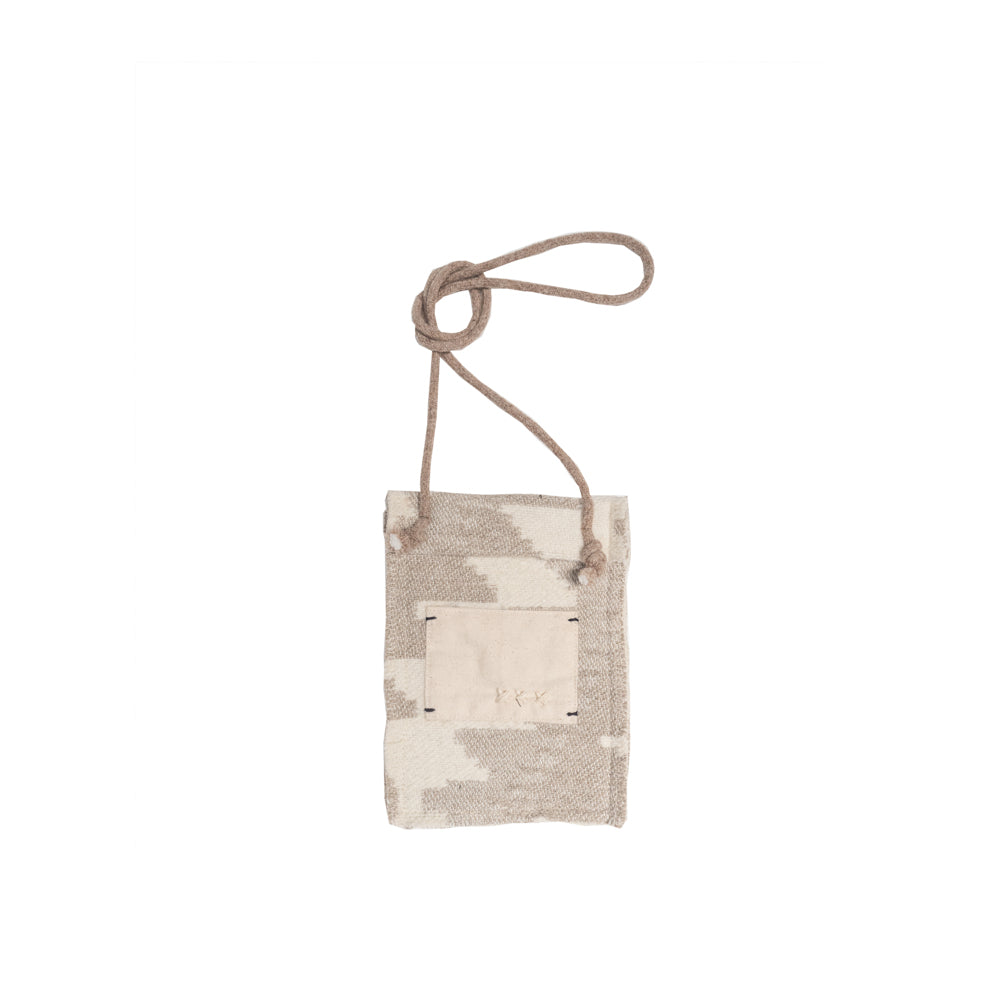 Pochette Pour Téléphone Avec Laine - Ecru