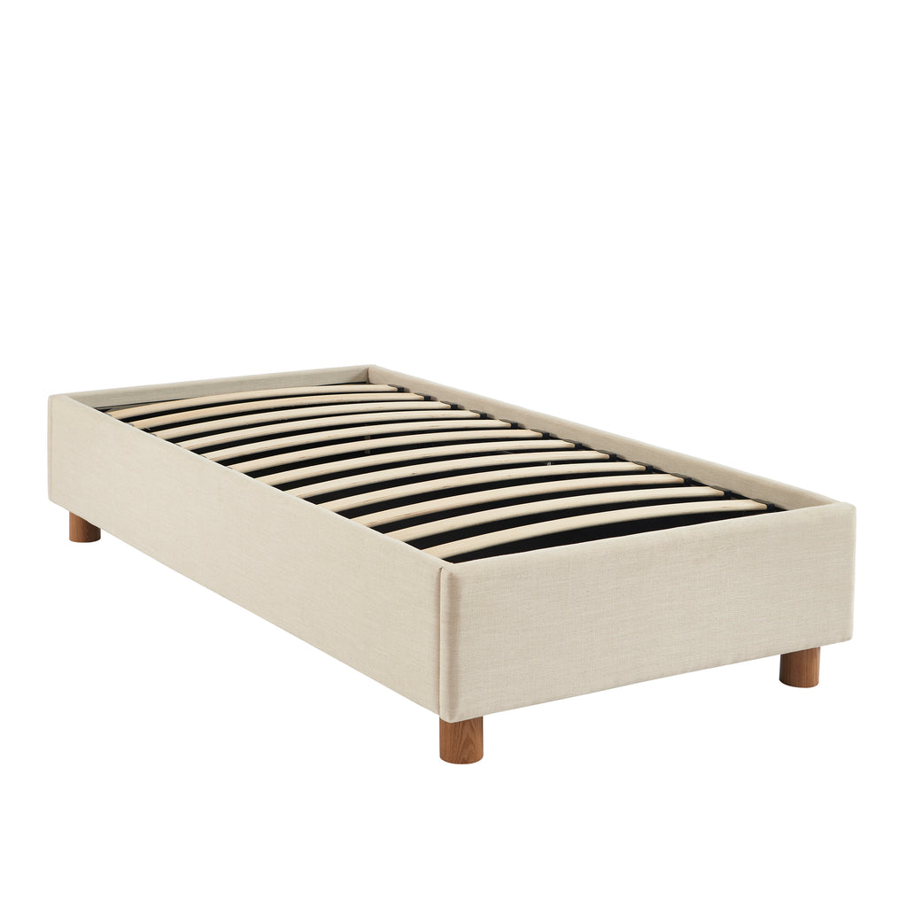 Korall - Lit Coffre - Lin - Beige