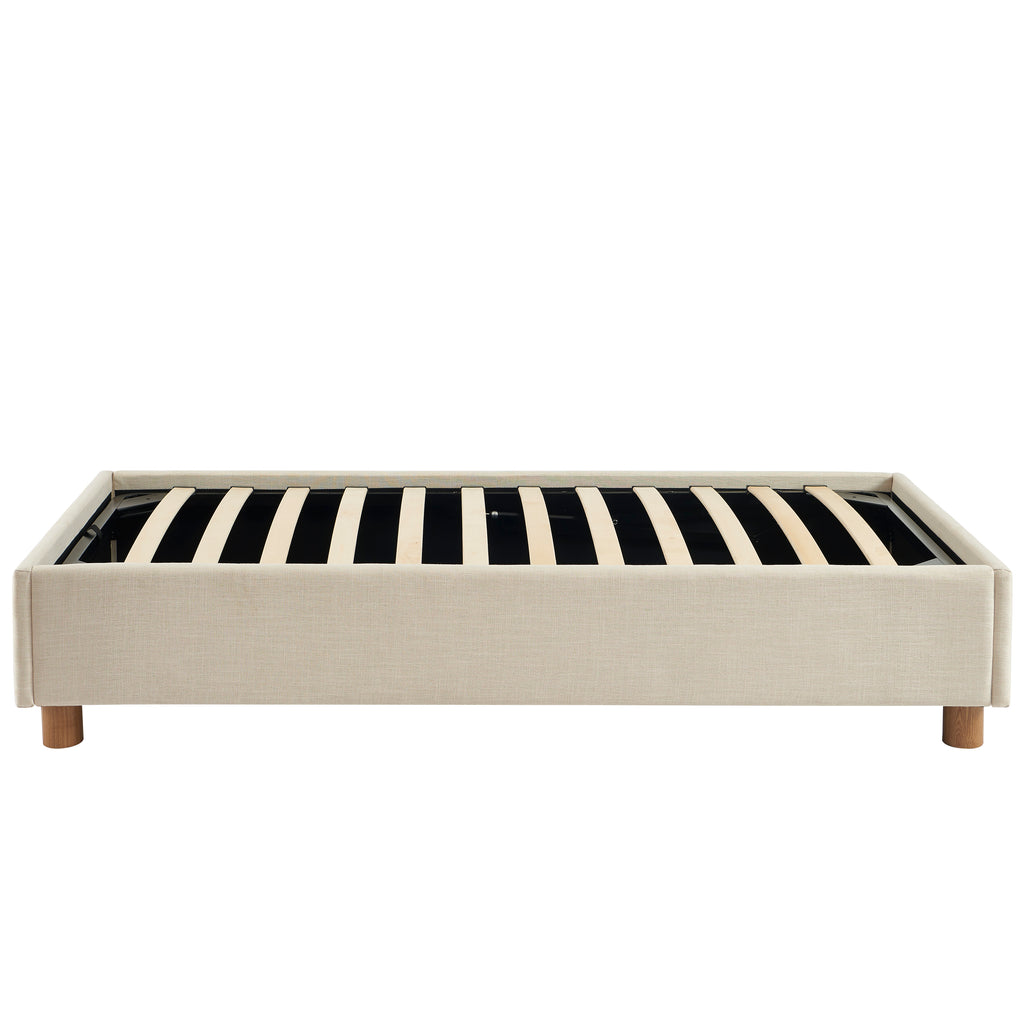 Korall - Lit Coffre - Lin - Beige