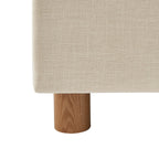 Korall - Lit Coffre - Lin - Beige