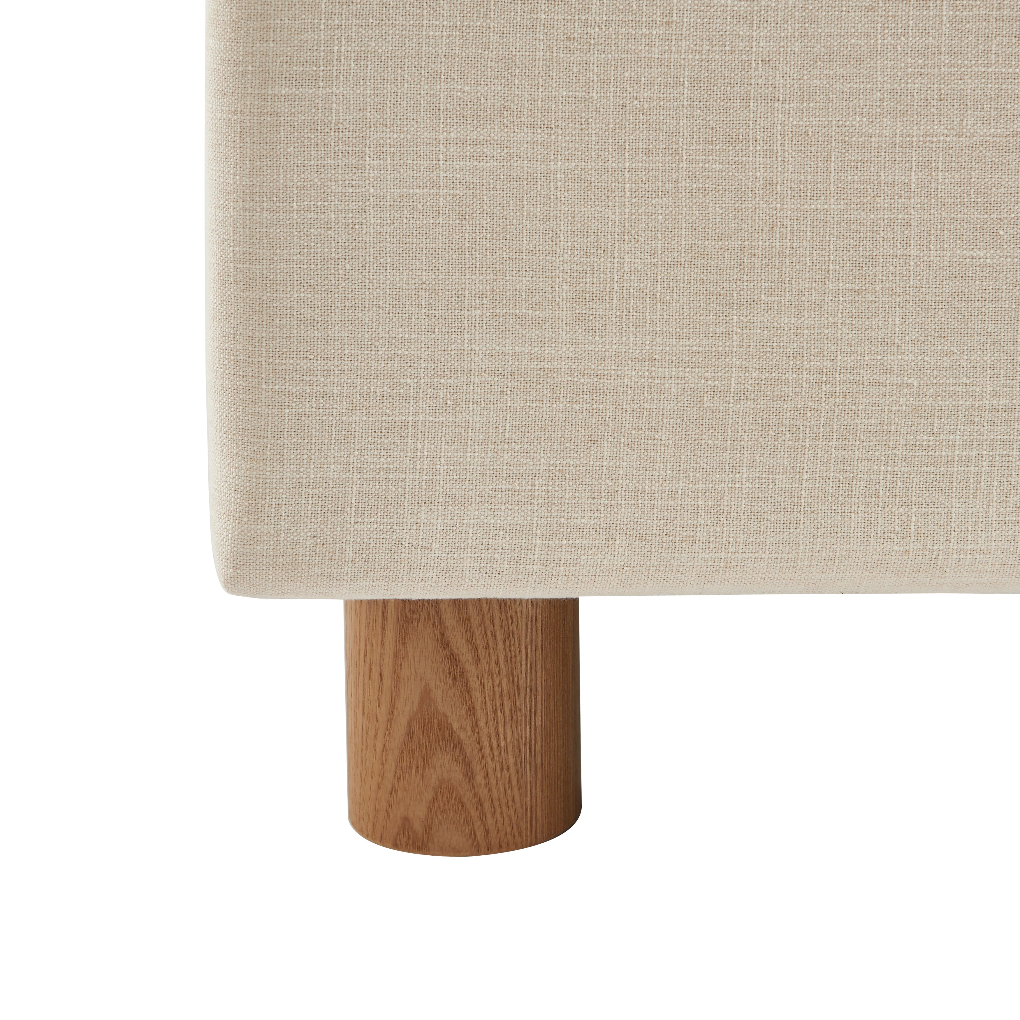 Korall - Lit Coffre - Lin - Beige