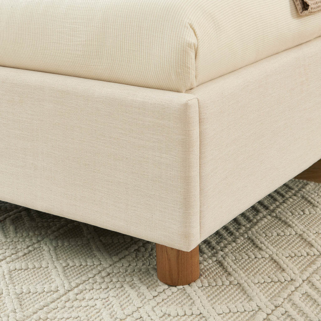 Korall - Lit Coffre - Lin - Beige