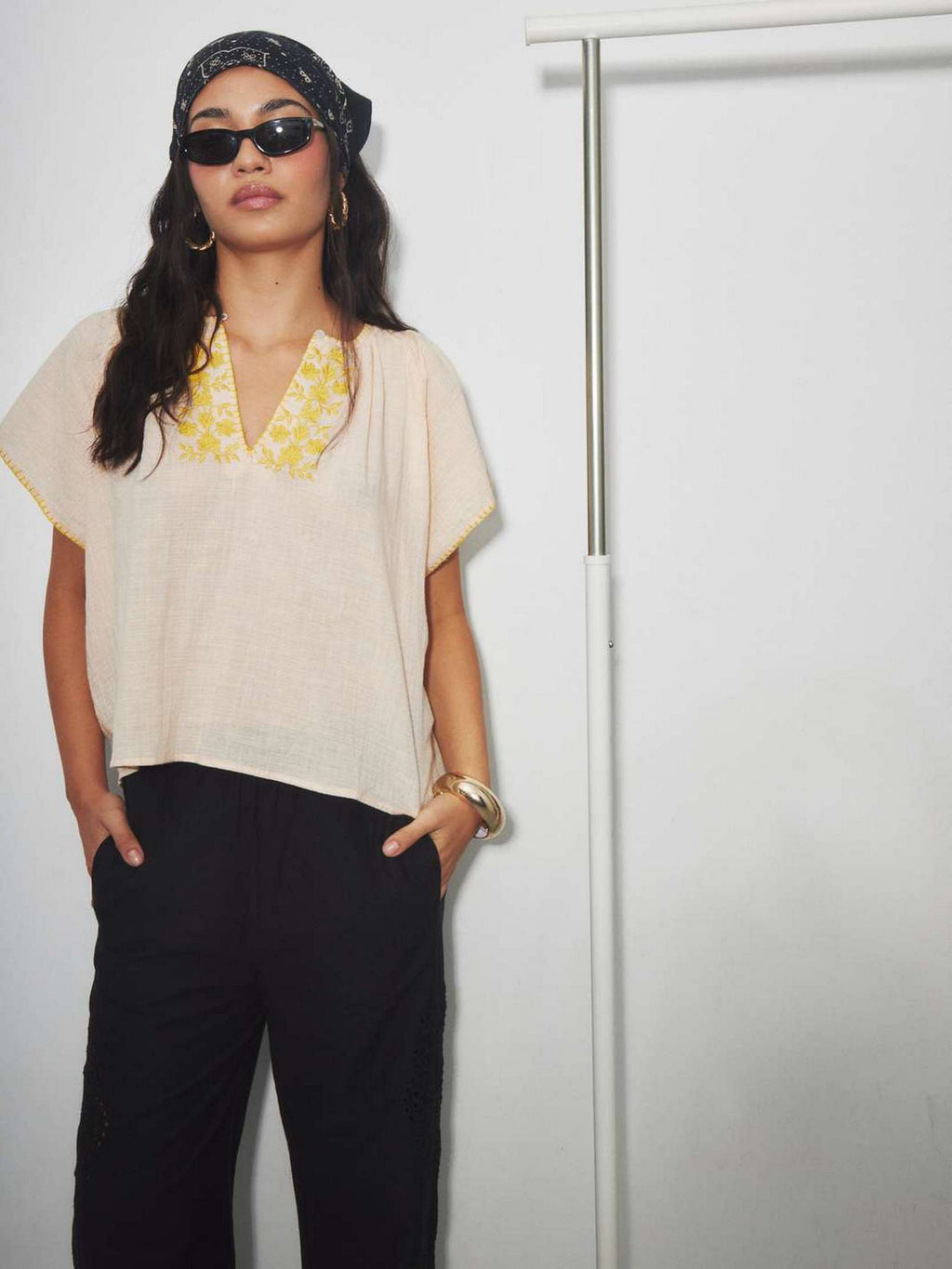 Blouse Kotta - Nude