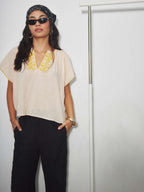 Blouse Kotta - Nude