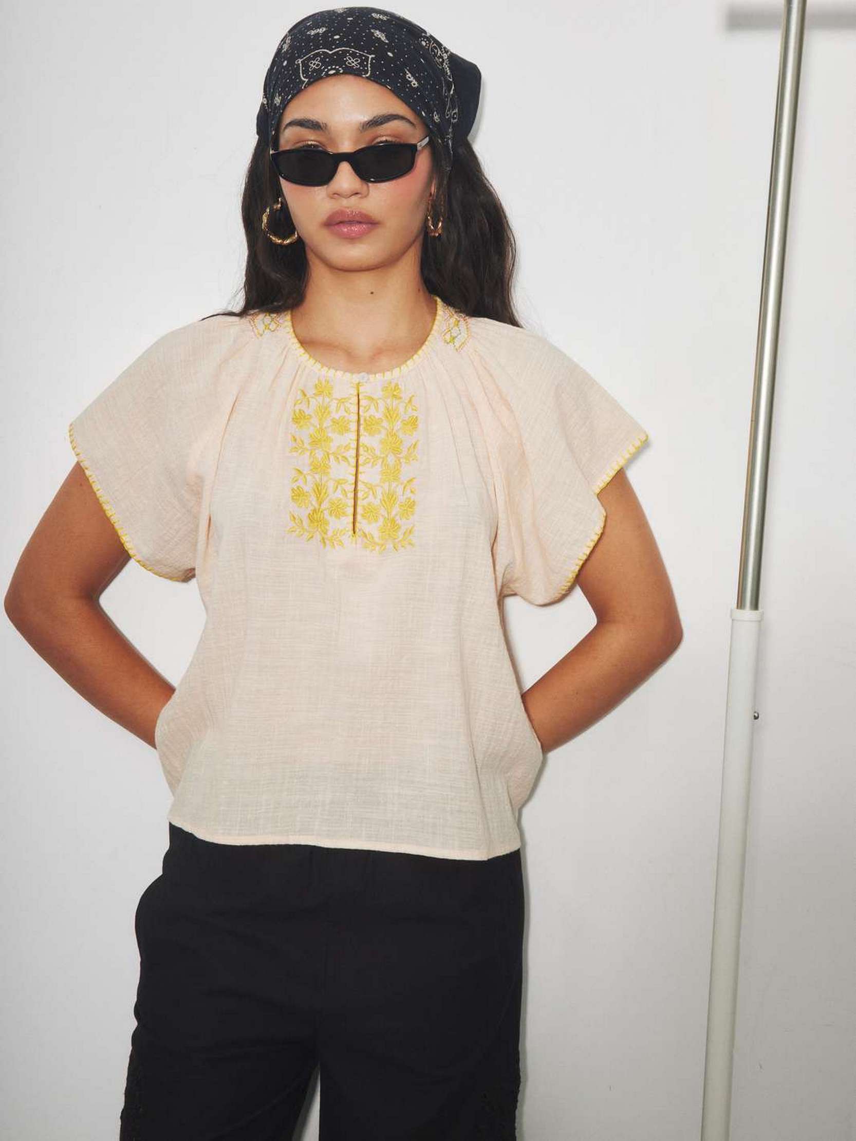 Blouse Kotta - Nude