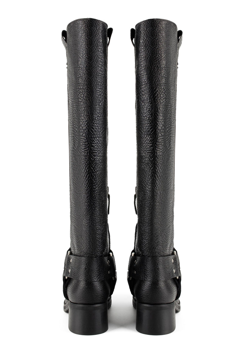 Biker Gang Boots - Black
