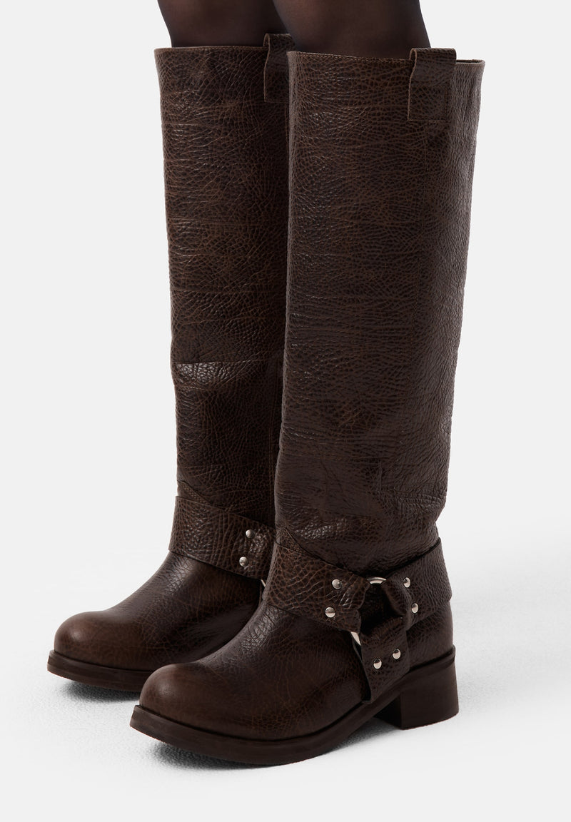 Bottes Biker Gang - Marron