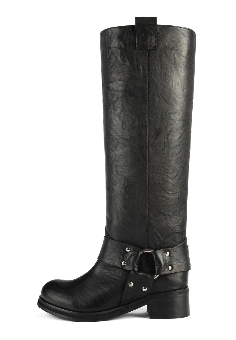 Bottes Biker Gang - Noir