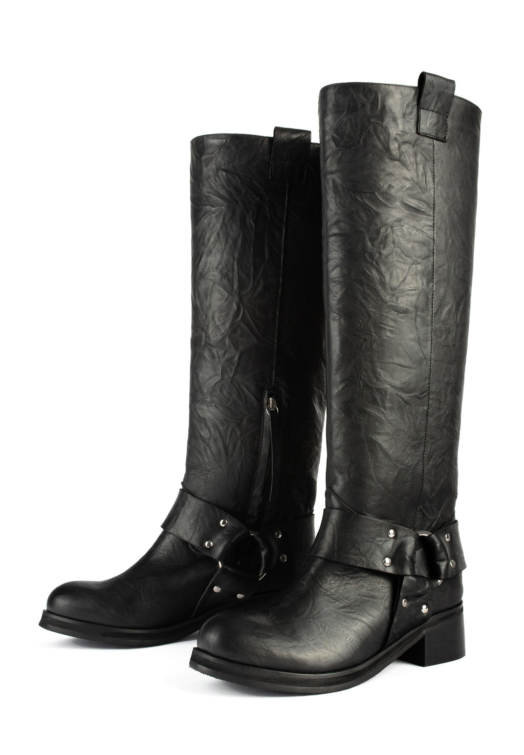 Biker Gang Boots - Black